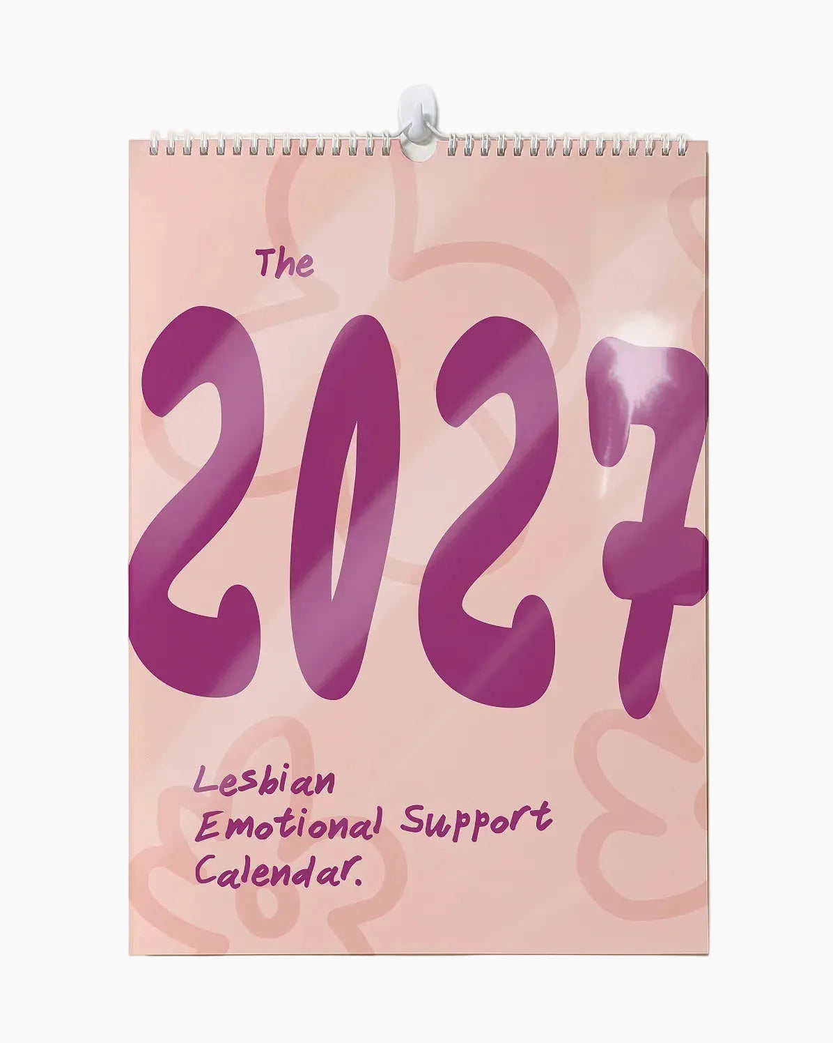 A lesbian emotional support calendar 2027.