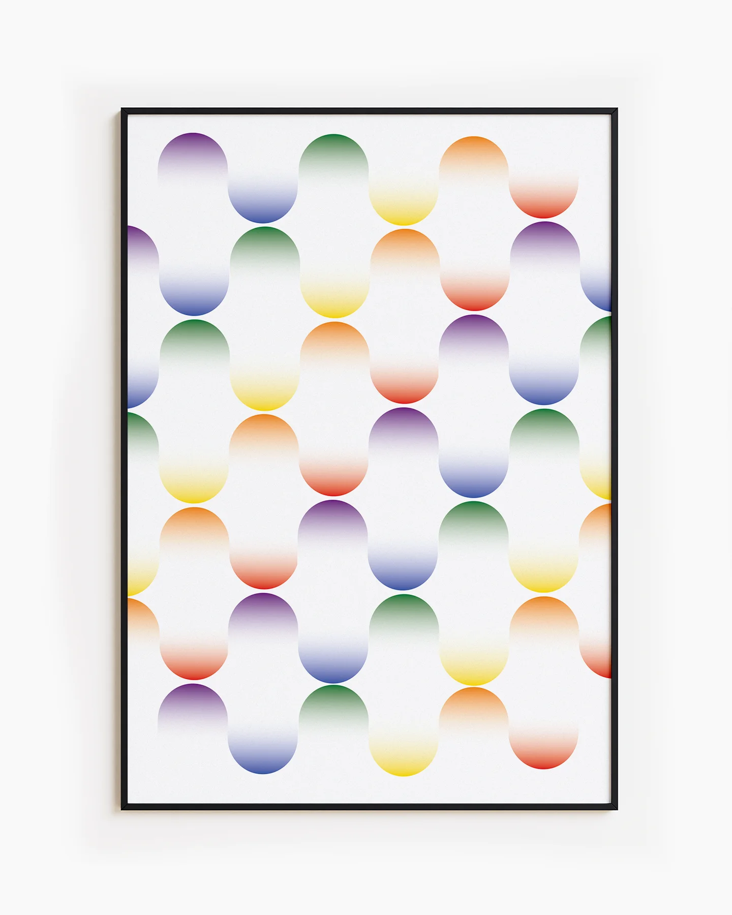 Abstract gay pride poster.