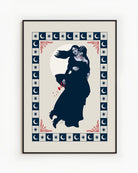 A poster with a lesbian vampire couple.