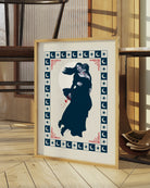 A poster with a lesbian vampire couple.