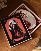 A poster with a lesbian vampire couple.