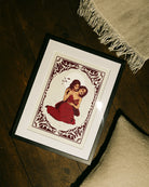 A poster with a lesbian vampire couple.