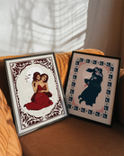 A poster with a lesbian vampire couple.