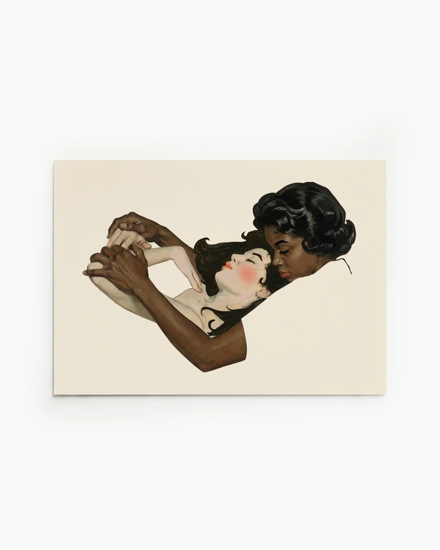 A sapphic poster.