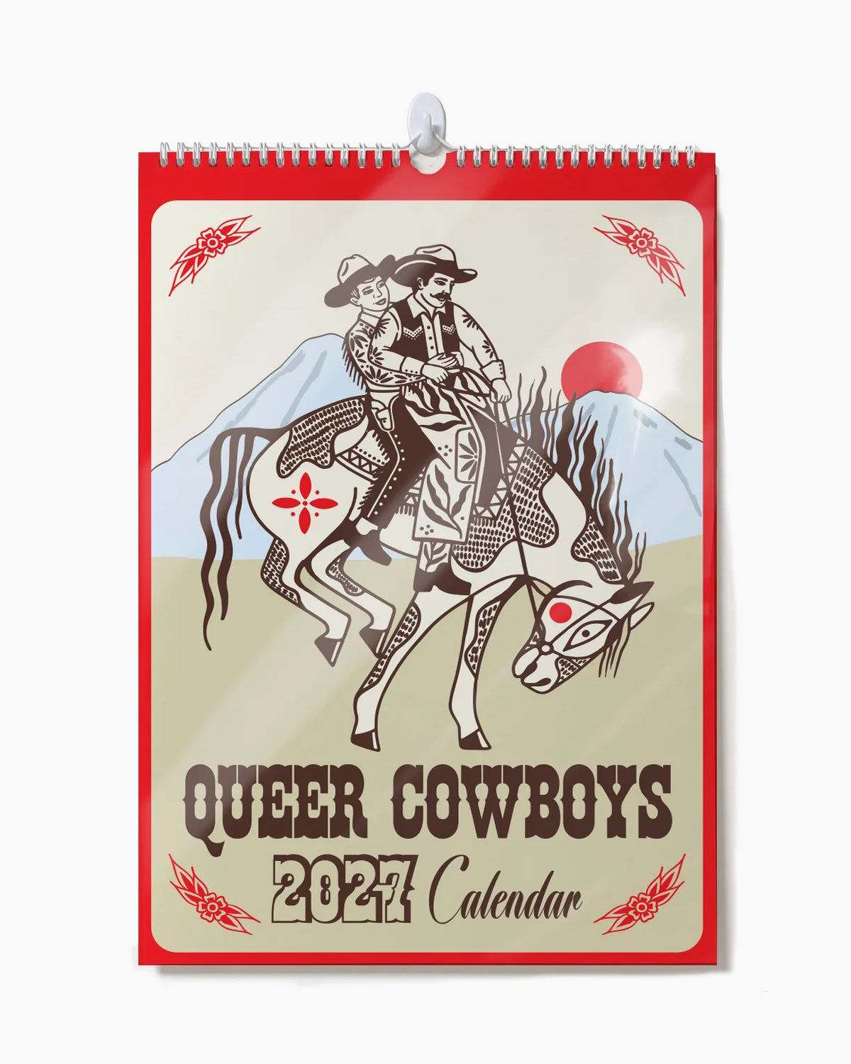 A gay cowboy calendar 2027.