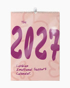 A lesbian emotional support calendar 2027.