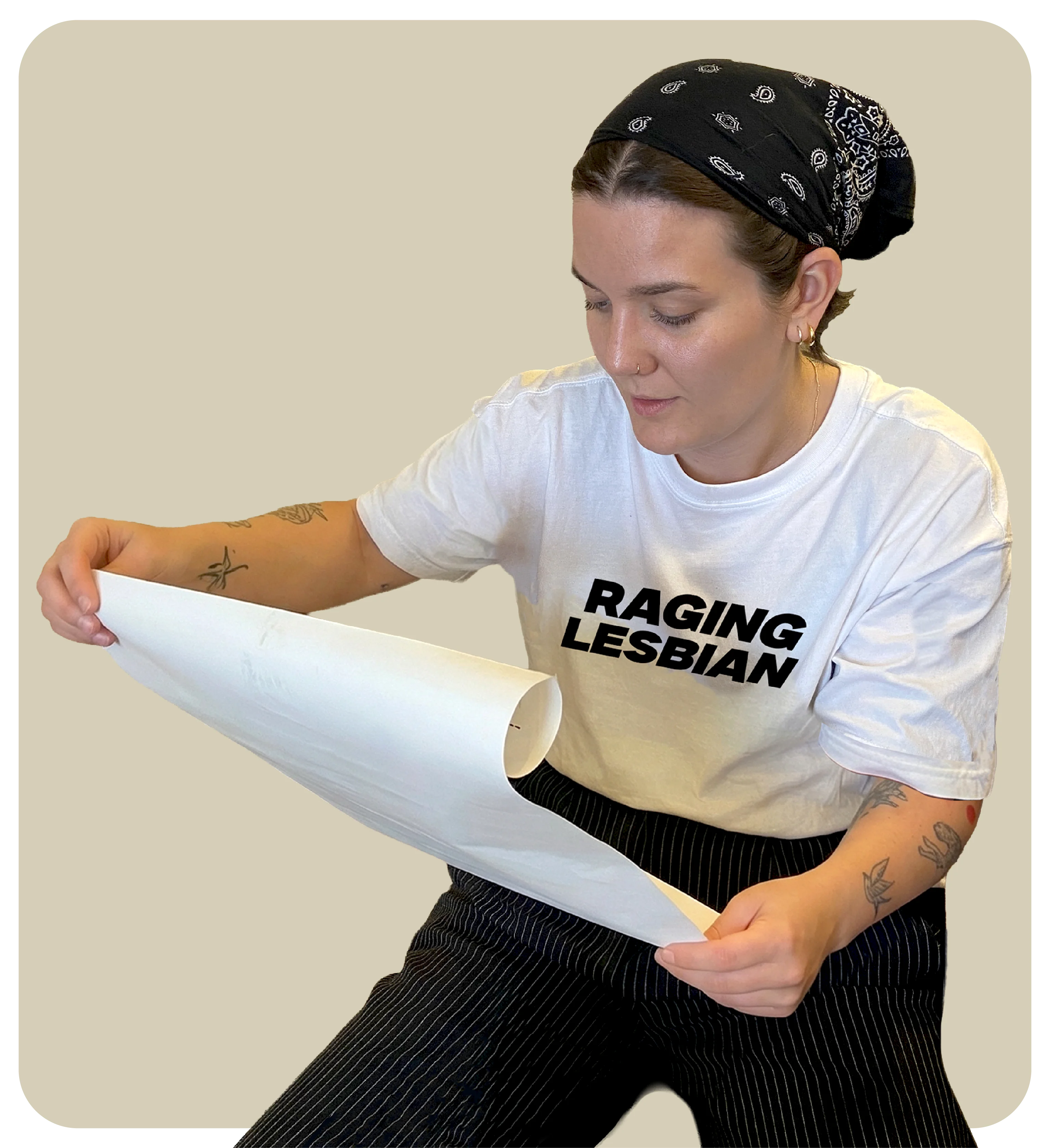 Photo of QUEERWALL creator, Amelia.