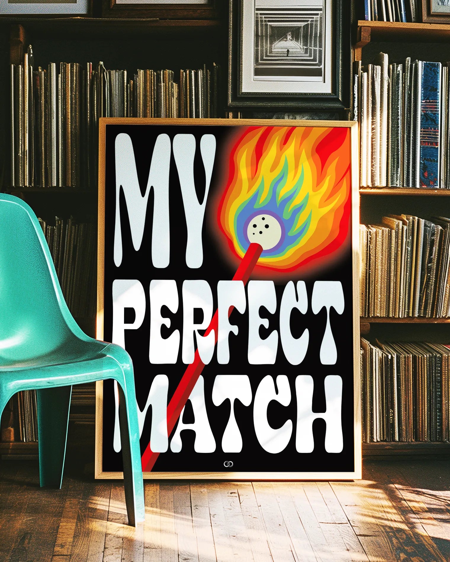 A poster with text 'My Perfect Match'.