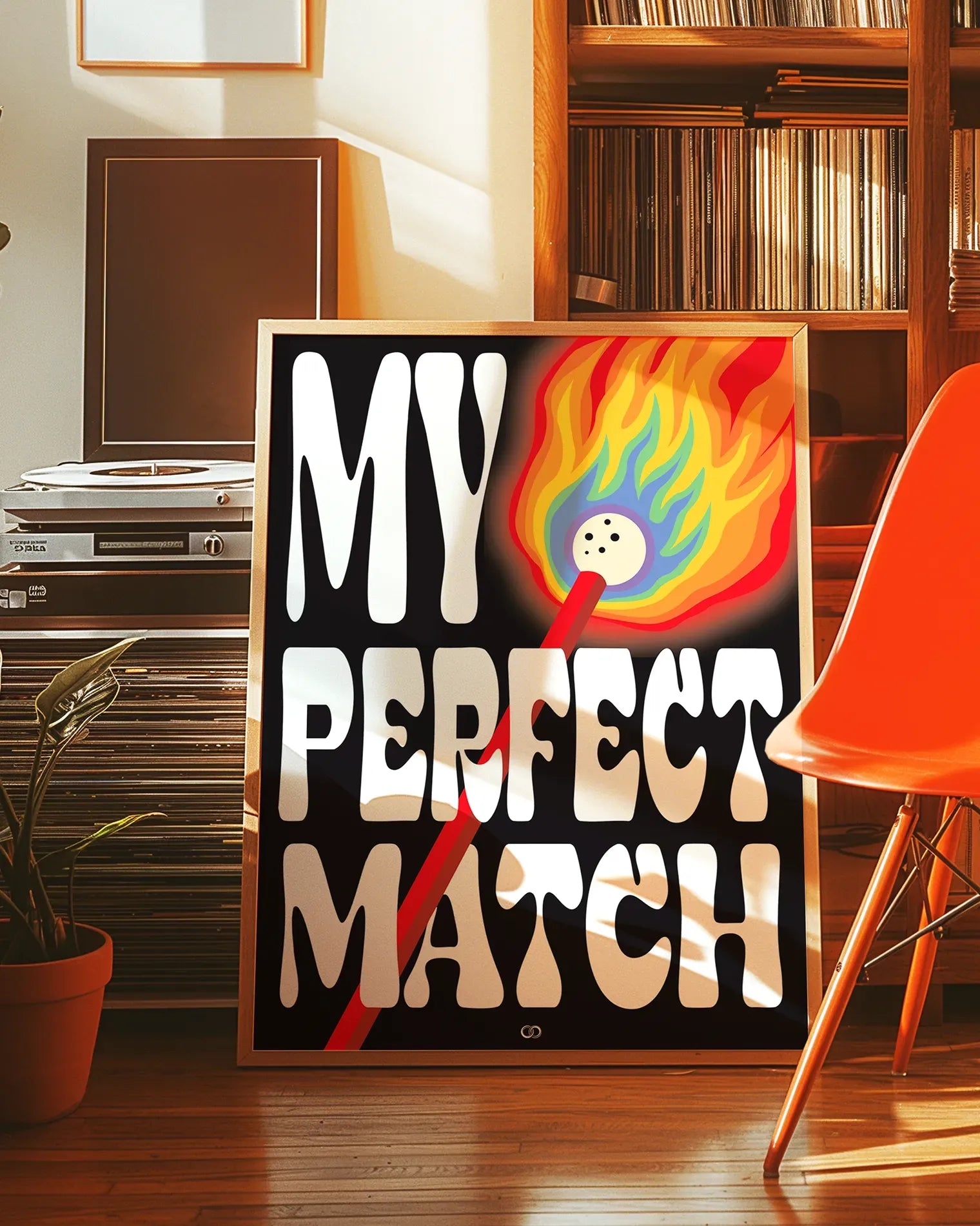 A poster with text 'My Perfect Match'.