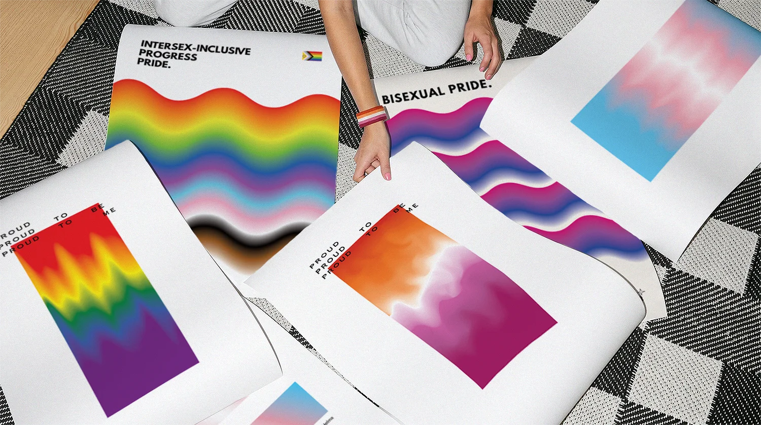 Pride posters.