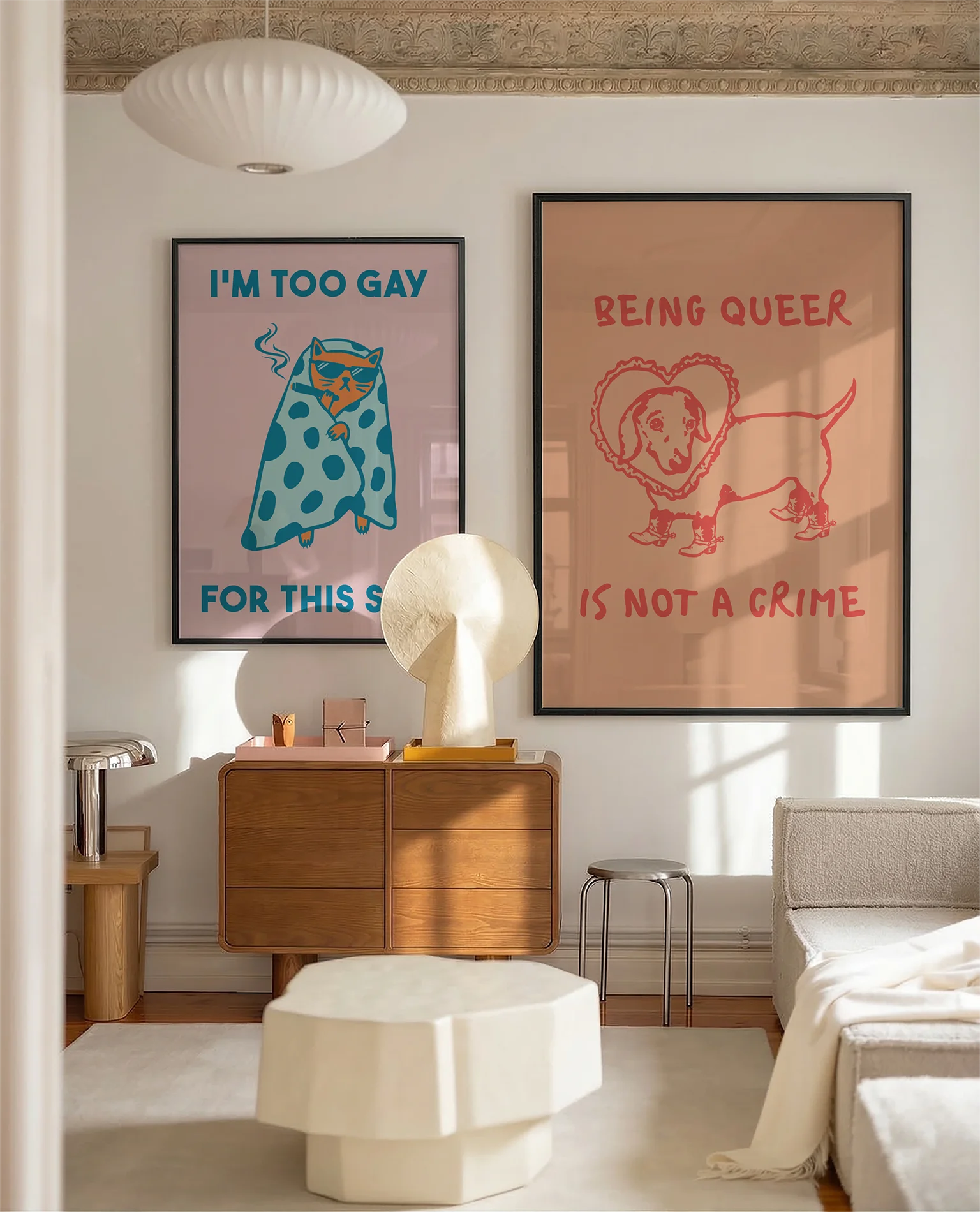 Two queer posters.